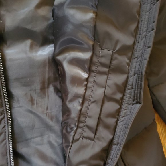 DKNY Faux-fur-trim Puffer Coat - Black - L - Picture 6 of 11